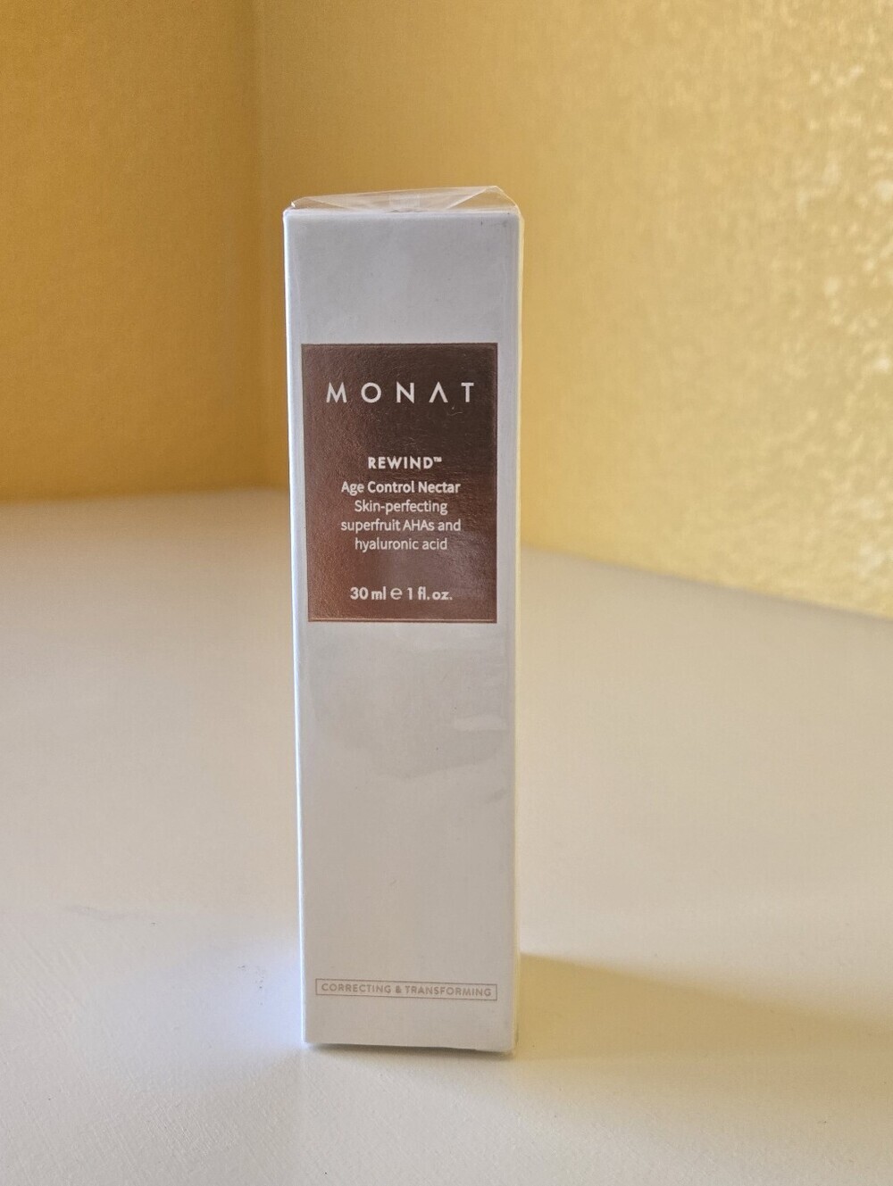 Monat Rewind Age Control Nectar Skin-Perfecting Superfruit AHAs 1 oz New Sealed